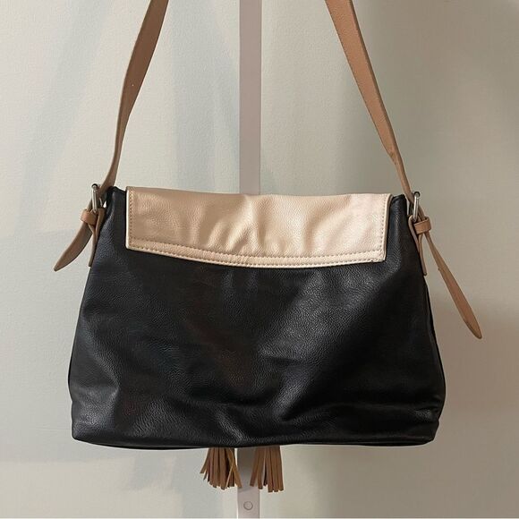 Nine West Black & Cream Shoulder Bag - Picture 5 of 5